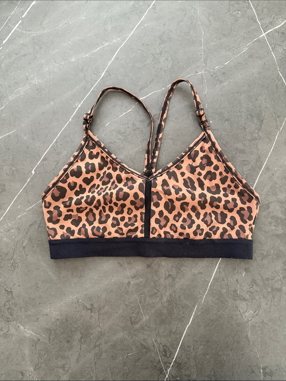 Nike Leopard Print Sports Bra